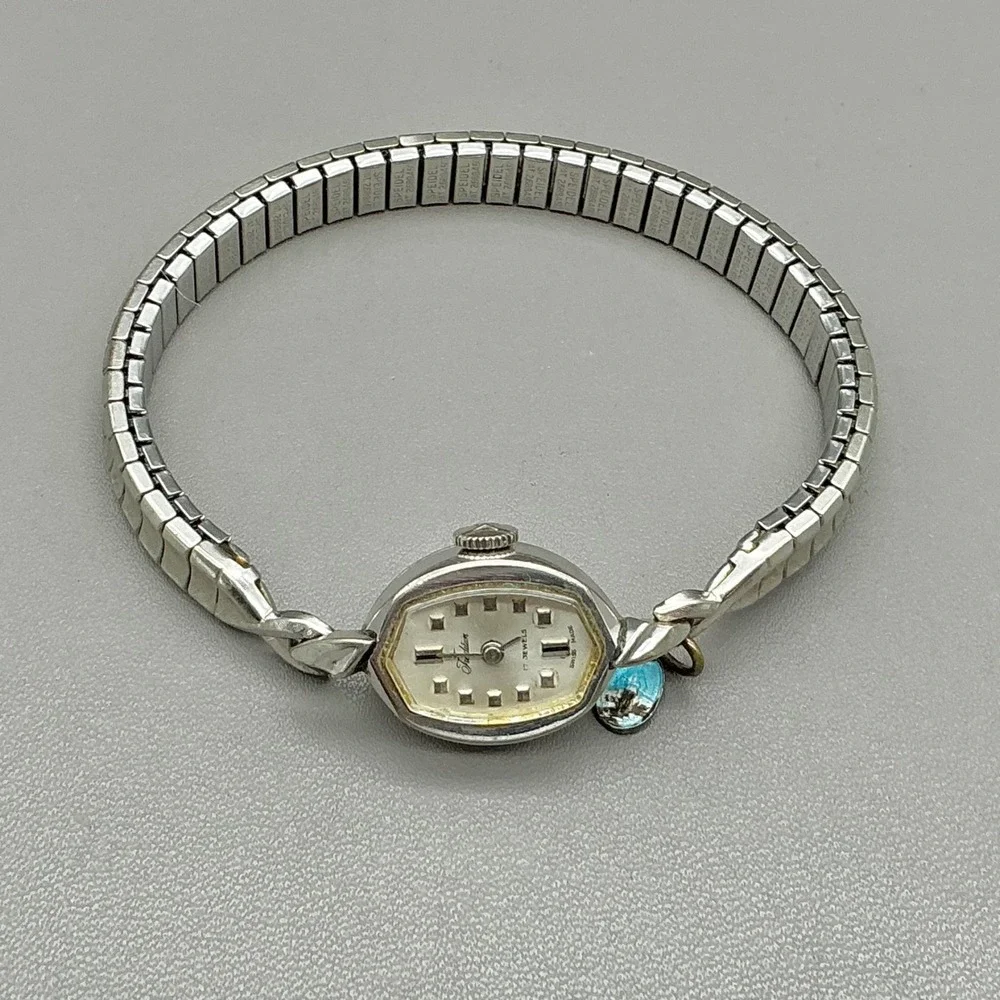 Tradition Watch Vintage Ladies 17 Jewel Swiss 10K RGP Speidel Parts Repair